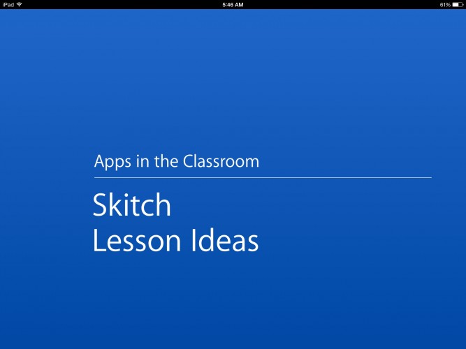 Using Apps in the Classroom, iTunes U Courses